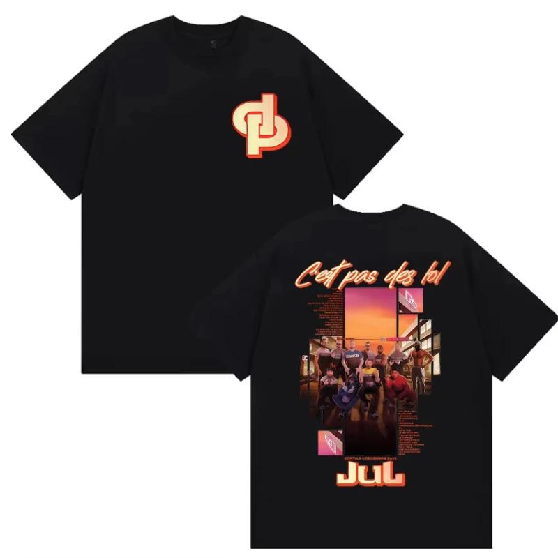 2025 Рэпер Jul C est Pas Des LOL Tour Merch Ретро Харадзюку Футболка Мужская Женская Футболка большого размера Хлопковая Футболка Высококачественная Футболка Хип-хоп S
2025 Рэпер Jul C est Pas Des LOL Tour Merch Ретро Харадзюку Футболка Мужская Женская Футболка большого размера Хлопковая Футболка Высококачественная Футболка Хип-хоп S