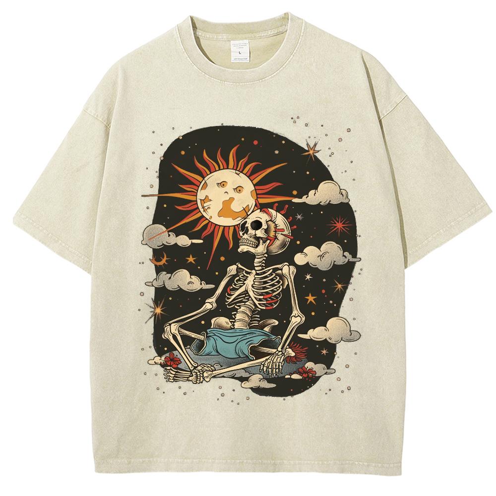 T-Shirts Men s Washed Vintage Skull Sun Pattern Print Street Hip Hop Retro Punk Gothic Harajuku Casual Cotton Short Sleeve S
T-Shirts Men s Washed Vintage Skull Sun Pattern Print Street Hip Hop Retro Punk Gothic Harajuku Casual Cotton Short Sleeve S