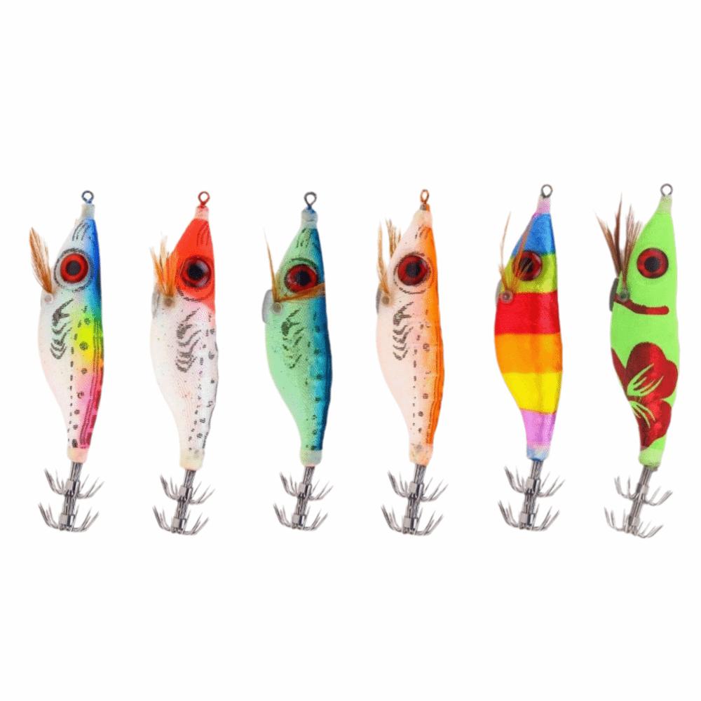 6PCS Durable 10cm Fishing Shrimp Lure 9.2g with Hook Shrimp Bait Hard Squid Jigs Freshwater Fishing
6PCS Durable 10cm Fishing Shrimp Lure 9.2g with Hook Shrimp Bait Hard Squid Jigs Freshwater Fishing
