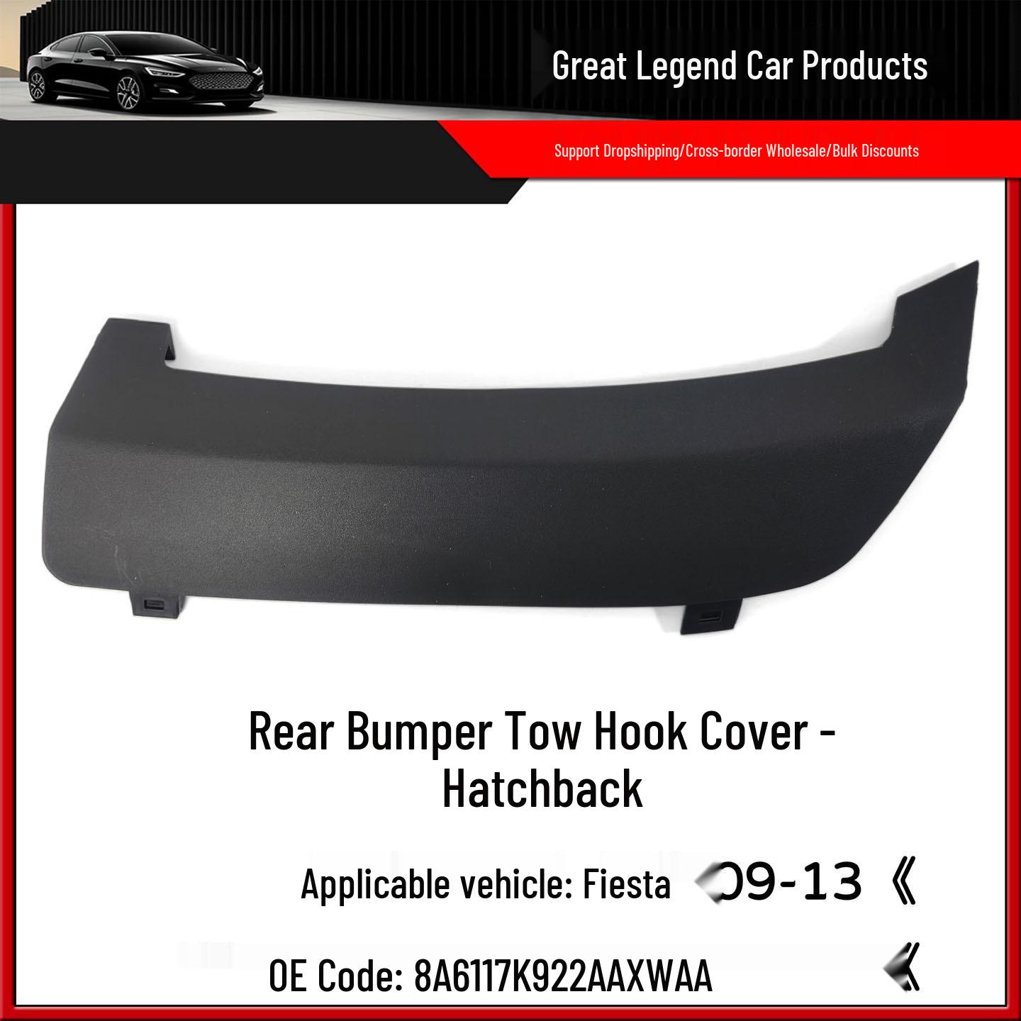 Ford Fiesta Hatchback Rear Tow Hook Cover Trim Neutral
Ford Fiesta Hatchback Rear Tow Hook Cover Trim Neutral