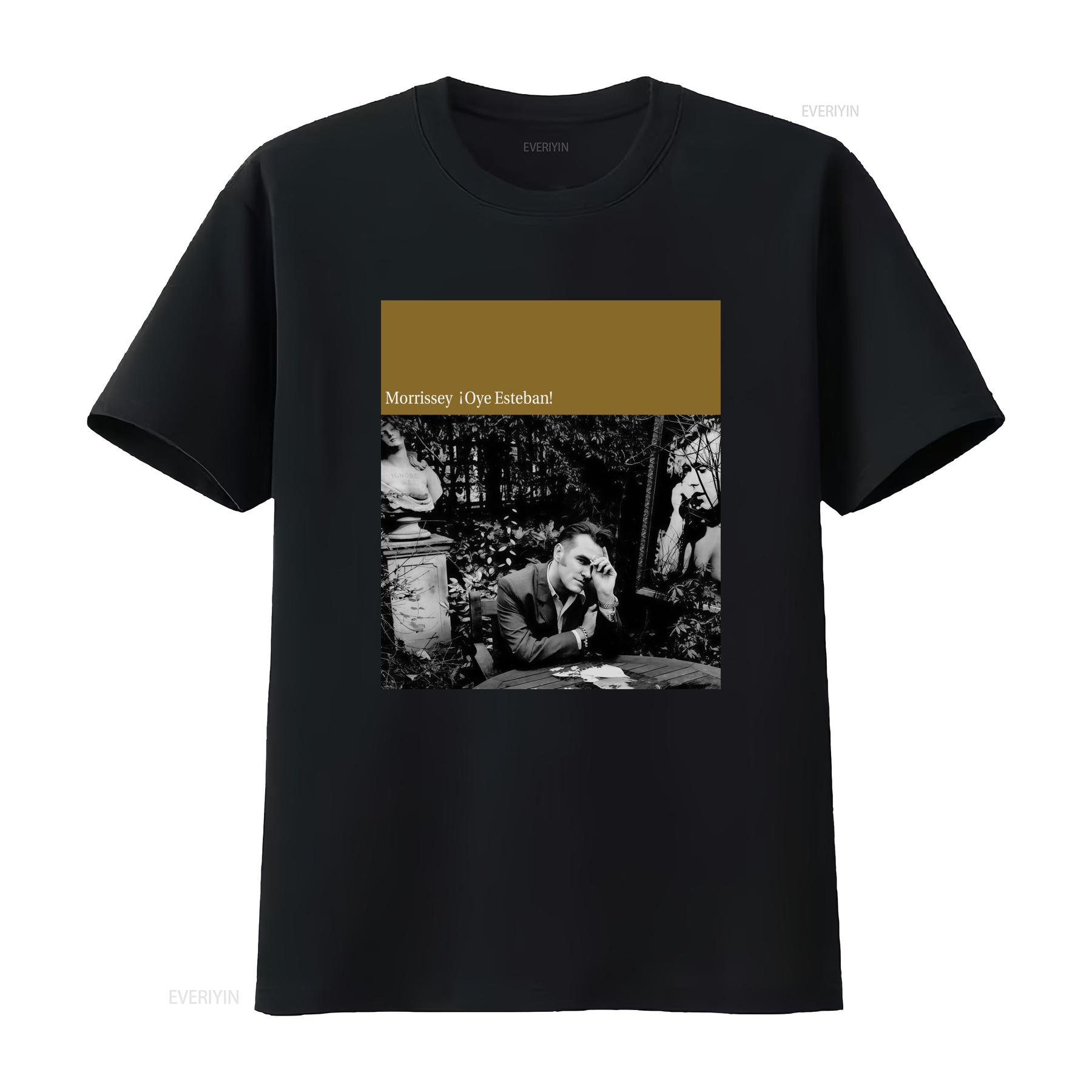 Morrissey Oye Esteban Tour Heavy Cotton T Shirt Retro Style Print vintage Washed Slightly Breathable Unisex Stylish Comfortable 4XL
Morrissey Oye Esteban Tour Heavy Cotton T Shirt Retro Style Print vintage Washed Slightly Breathable Unisex Stylish Comfortable 4XL
