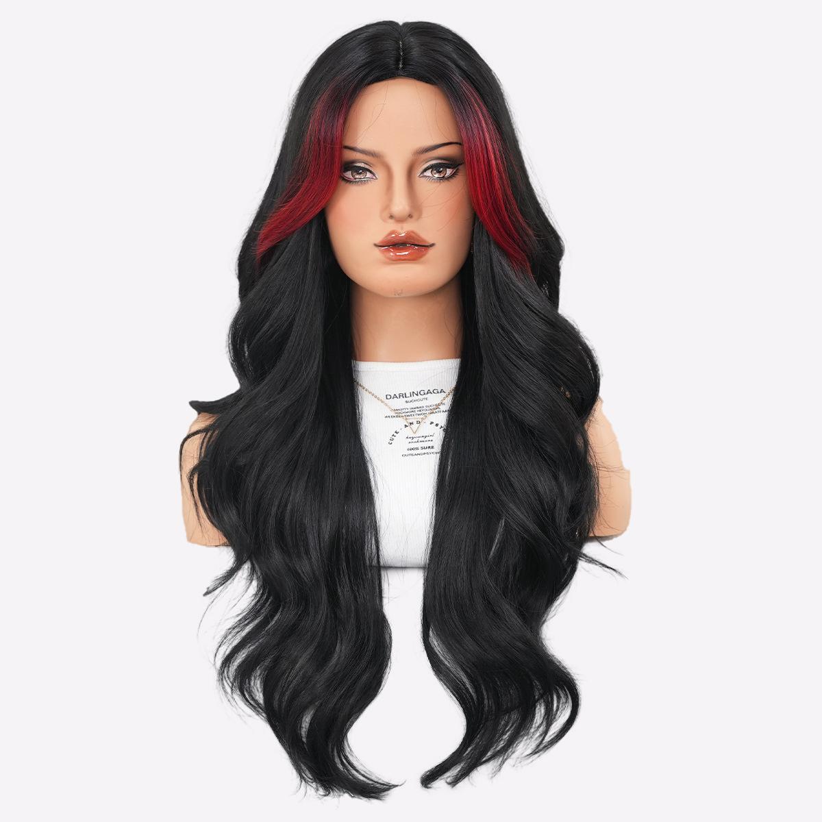 Готический парик - длинные вьющиеся волосы цвета угольно-черного с кроваво-красными прядями, термостойкий синтетический парик для косплея/Хэллоуина 76Cm_ 30inch чёрный
Готический парик - длинные вьющиеся волосы цвета угольно-черного с кроваво-красными прядями, термостойкий синтетический парик для косплея/Хэллоуина 76Cm_ 30inch чёрный