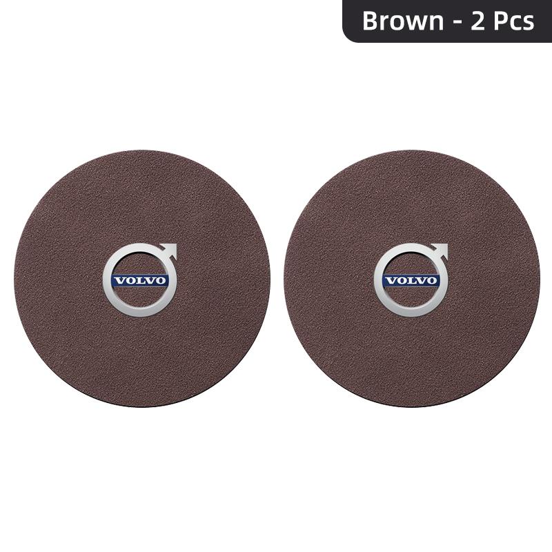 2Pcs Suede Leather Coaster Car Water Cup Anti-slip Pad Mat Auto Interior For Volvo XC60 XC90 V40 V60 S60 V50 V90 S80 C40 V70 C30
2Pcs Suede Leather Coaster Car Water Cup Anti-slip Pad Mat Auto Interior For Volvo XC60 XC90 V40 V60 S60 V50 V90 S80 C40 V70 C30