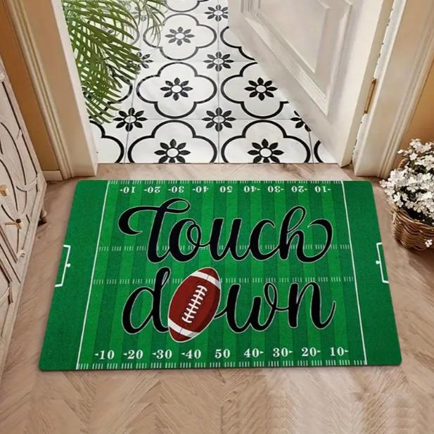 A Flannel Door Mat with A Football Field Pattern Rooms Front Doors Bedrooms Kitchens Corridors Laundry Rooms Interior Floor Ma 40cmx60cm
A Flannel Door Mat with A Football Field Pattern Rooms Front Doors Bedrooms Kitchens Corridors Laundry Rooms Interior Floor Ma 40cmx60cm