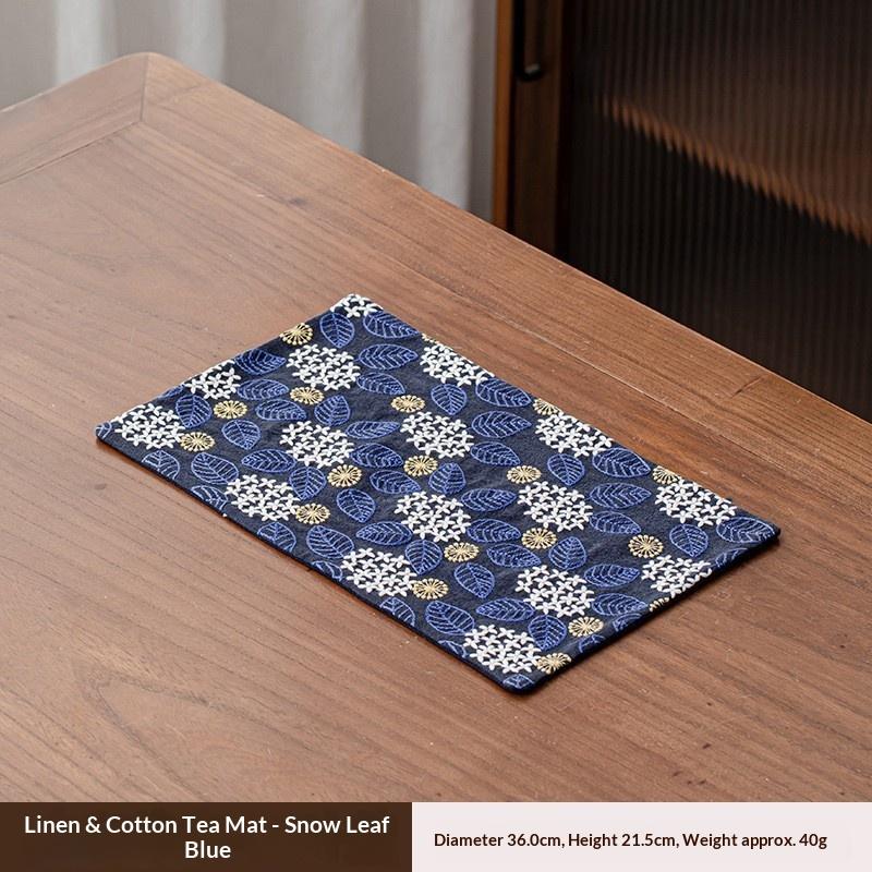 Chinoiserie Zen Tea Mat Satin Small Tea Mat High-end for Homewaterproof Double-sided Dry Soaking Tablecloth Mat Napkins
Chinoiserie Zen Tea Mat Satin Small Tea Mat High-end for Homewaterproof Double-sided Dry Soaking Tablecloth Mat Napkins