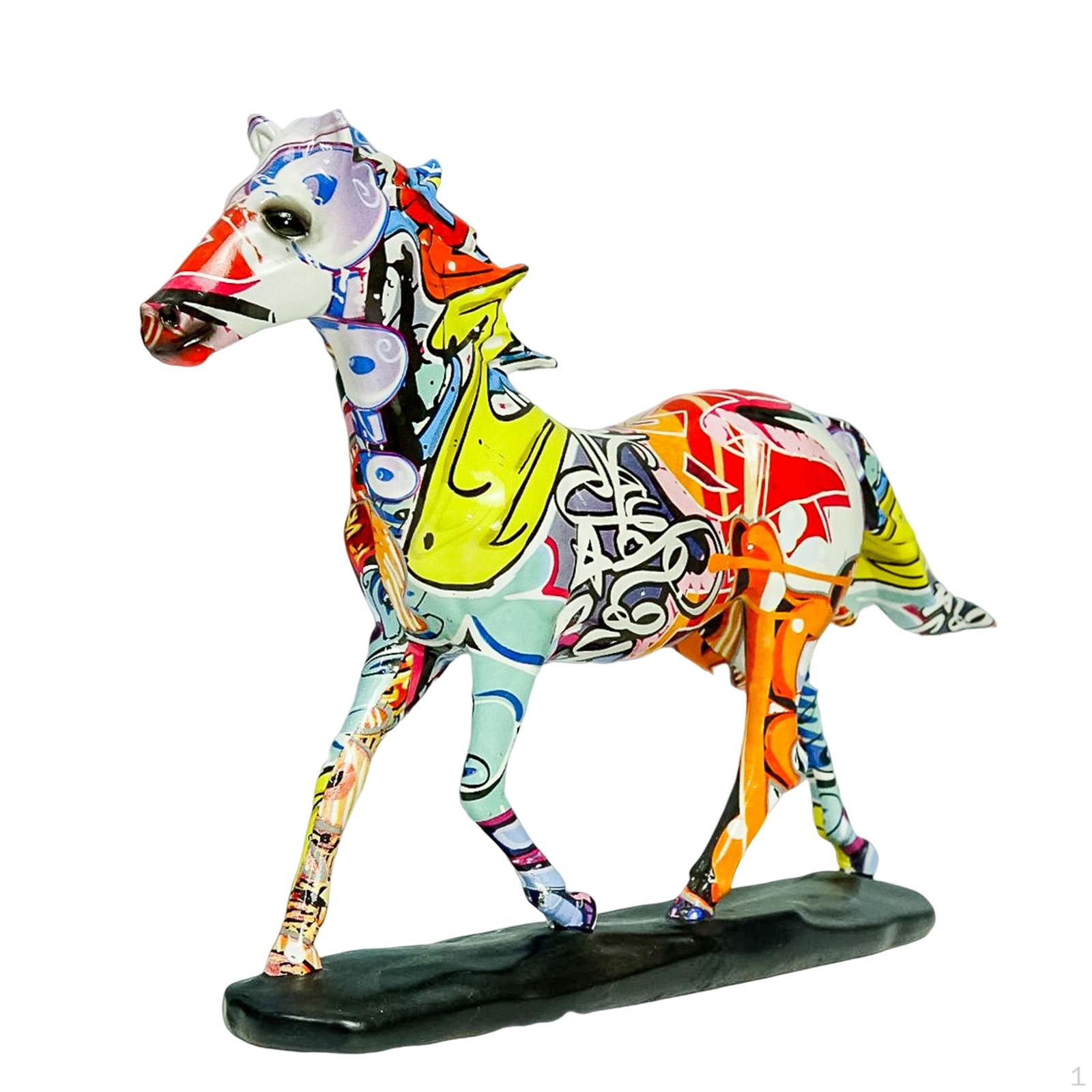 Modern Horse Statue Home Decor Animal Ornament Sculpture Art Figurine Decorative Graffiti
Modern Horse Statue Home Decor Animal Ornament Sculpture Art Figurine Decorative Graffiti