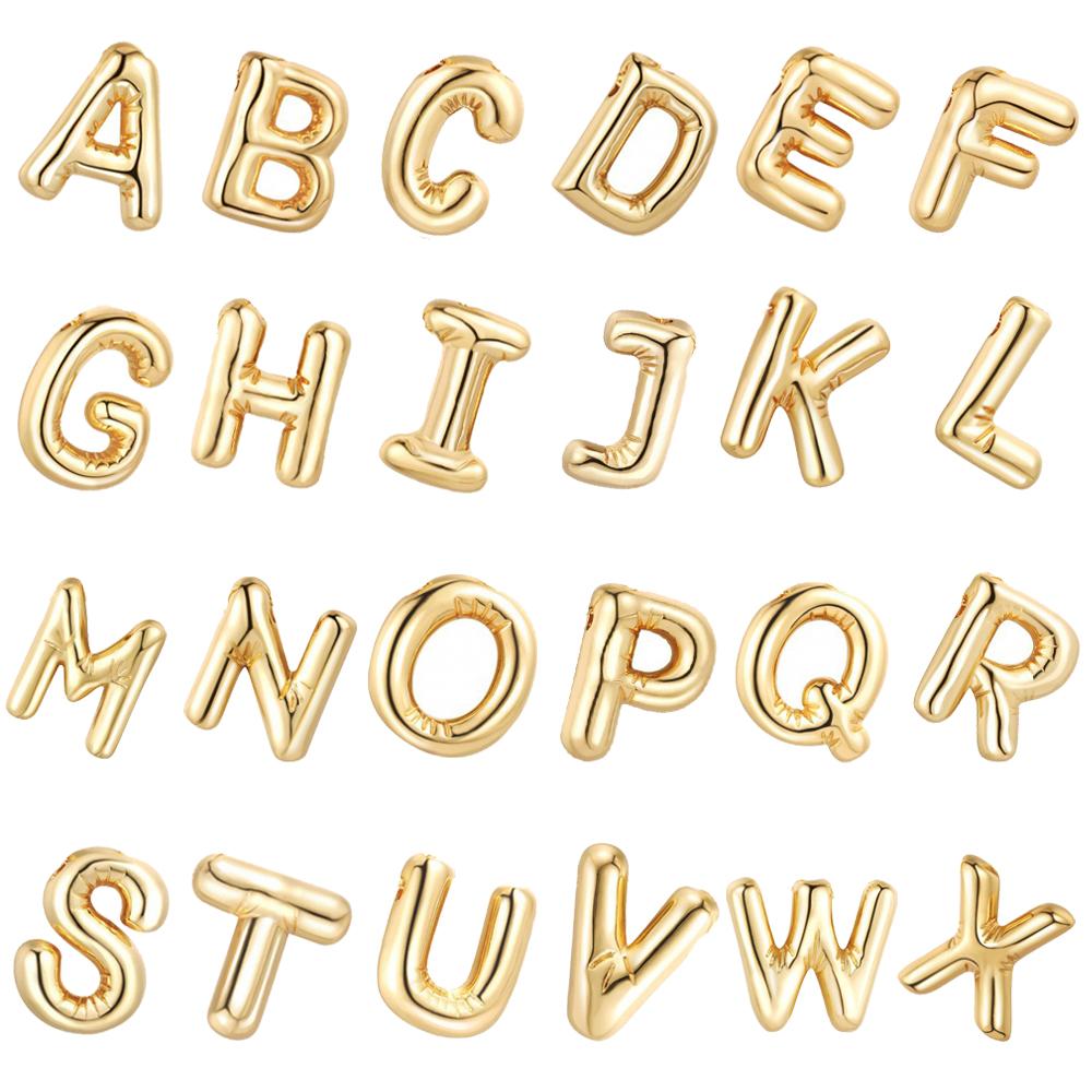 Chunky Balloon Letter Pendant Necklace Gold Plated Stainless Steel Alphabet Bubble Initial Necklace Cubic Zircon Jewelry Gifts K
Chunky Balloon Letter Pendant Necklace Gold Plated Stainless Steel Alphabet Bubble Initial Necklace Cubic Zircon Jewelry Gifts K