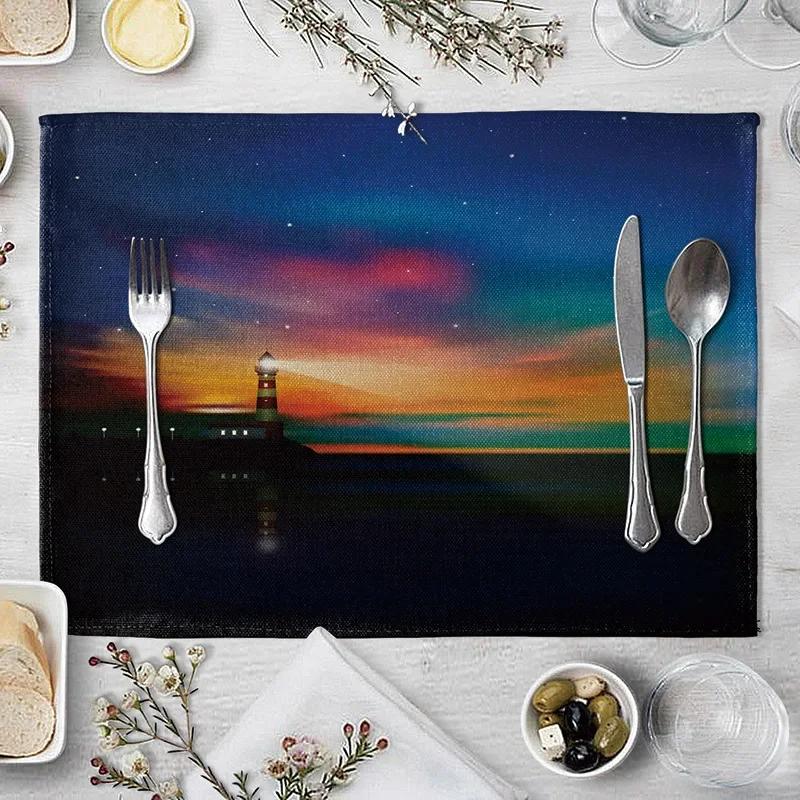 6PC Sky Night Linen Placemat Bowl Cups Kitchen Table Cushion Dinner Bowl Coaster Home Decoration 6PC 30x45CM
6PC Sky Night Linen Placemat Bowl Cups Kitchen Table Cushion Dinner Bowl Coaster Home Decoration 6PC 30x45CM