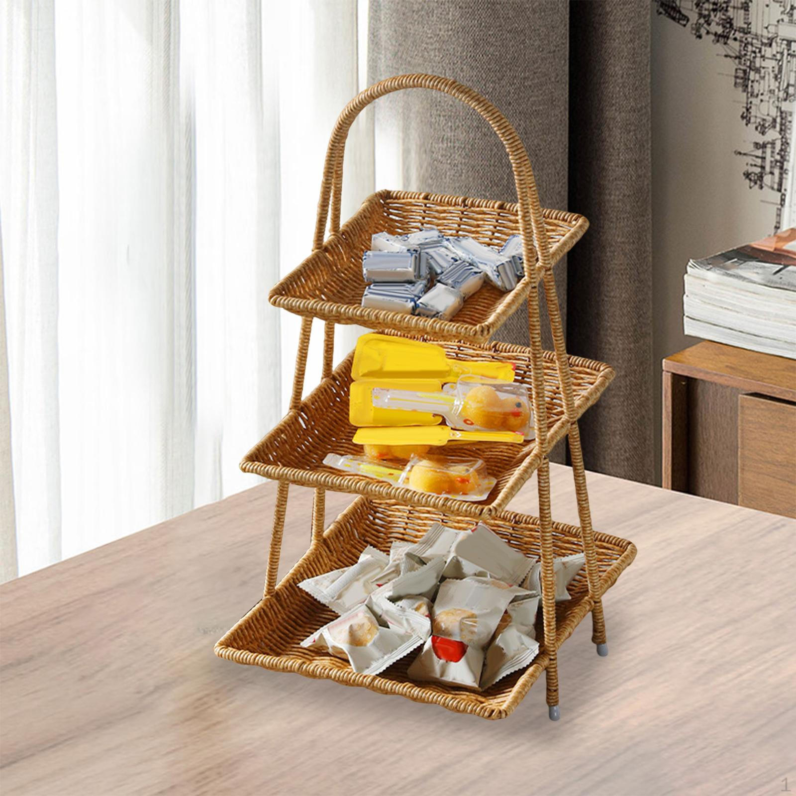 Countertop Fruit Basket Cake Rack Cosmetic Perfume Tray Decor Kitchen Organizer Storage 3 Tier
Countertop Fruit Basket Cake Rack Cosmetic Perfume Tray Decor Kitchen Organizer Storage 3 Tier