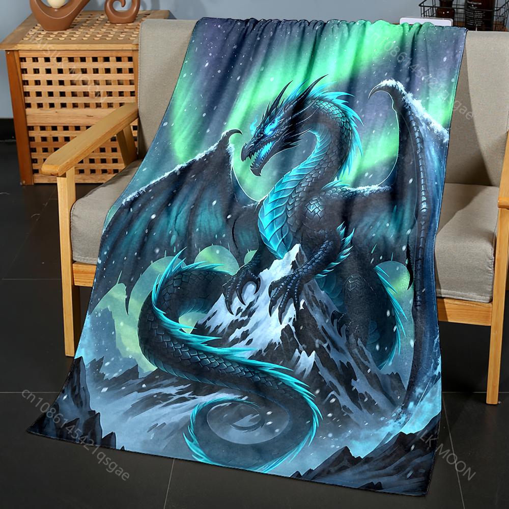 Multiple sizes Blue Dragon with Aurora Print Blanket Flannel Material Soft Warm for All Seasons Home Outdoor Camping Picnics RV 75x90cm
Multiple sizes Blue Dragon with Aurora Print Blanket Flannel Material Soft Warm for All Seasons Home Outdoor Camping Picnics RV 75x90cm
