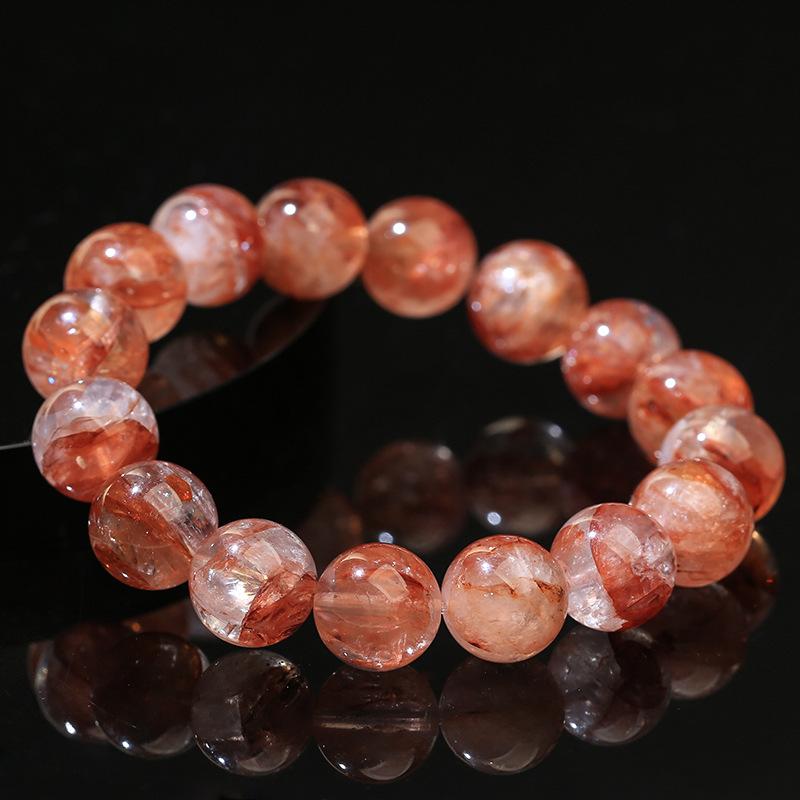 Hongchu Crystal Natural Flame Red Agate Bracelet Illusion Flame Red Resin Flower Bracelet 7mm Single Circle(24Lef
Hongchu Crystal Natural Flame Red Agate Bracelet Illusion Flame Red Resin Flower Bracelet 7mm Single Circle(24Lef