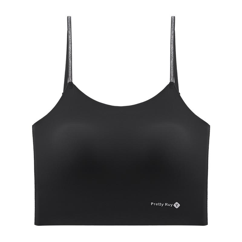 Sports beauty back without steel rim vest bra suspender halter Shaowen bra thin summer M/75 чёрный
Sports beauty back without steel rim vest bra suspender halter Shaowen bra thin summer M/75 чёрный