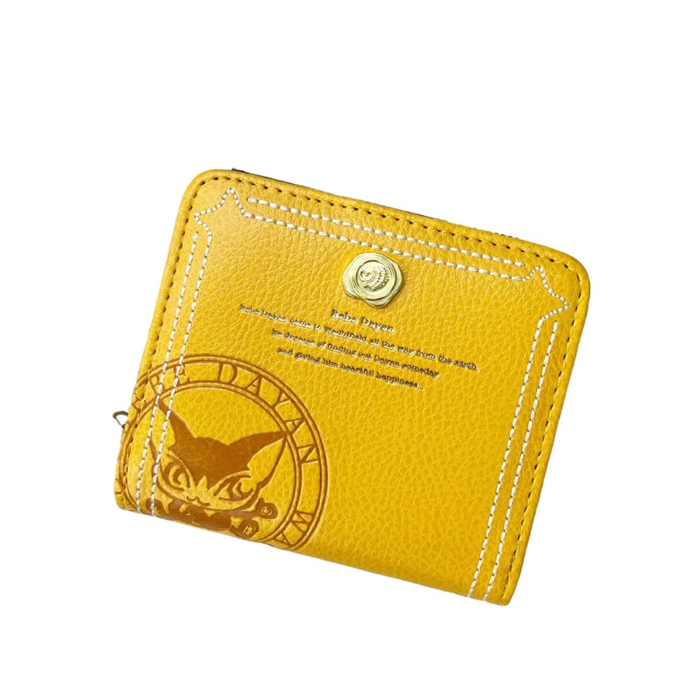 BebeDayan Bi-fold Compact Wallet with Round Zipper and Synthetic Leather for Women (Yellow)
BebeDayan Bi-fold Compact Wallet with Round Zipper and Synthetic Leather for Women (Yellow)