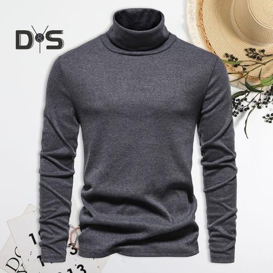 Men Autumn Winter Sweater High Collar Neck Protection Long Sleeve Elastic Solid Color Pullover Thick Warm Men Bottoming Top Sweatshirt
Men Autumn Winter Sweater High Collar Neck Protection Long Sleeve Elastic Solid Color Pullover Thick Warm Men Bottoming Top Sweatshirt
