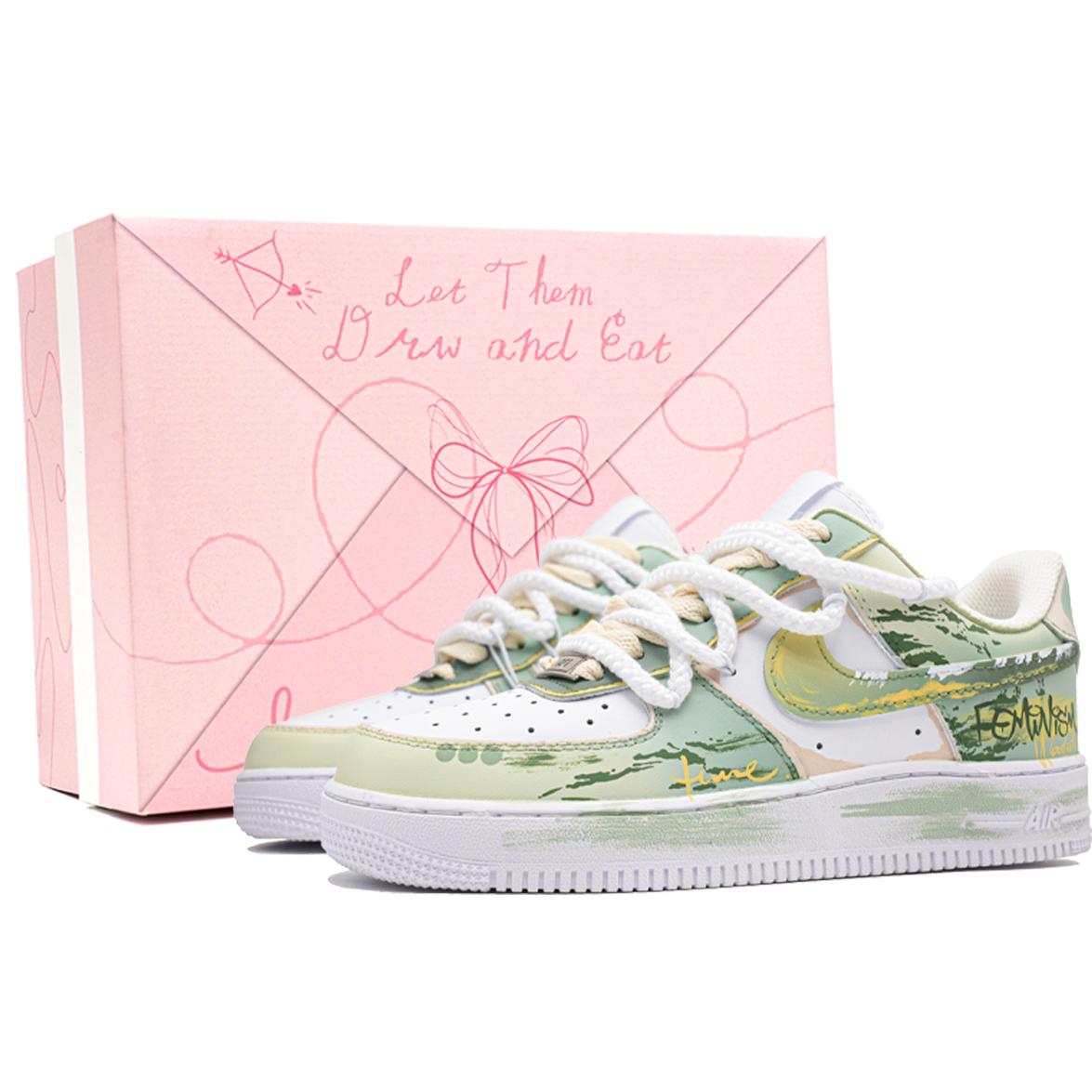 Nike Air Force 1 Blue Wild Dream, Footprint Innovation Abrasion Resistant Low top Skateboard Shoes Unisex Yellow Green CW2288-111(Team726-1-SBOX) 40
Nike Air Force 1 Blue Wild Dream, Footprint Innovation Abrasion Resistant Low top Skateboard Shoes Unisex Yellow Green CW2288-111(Team726-1-SBOX) 40