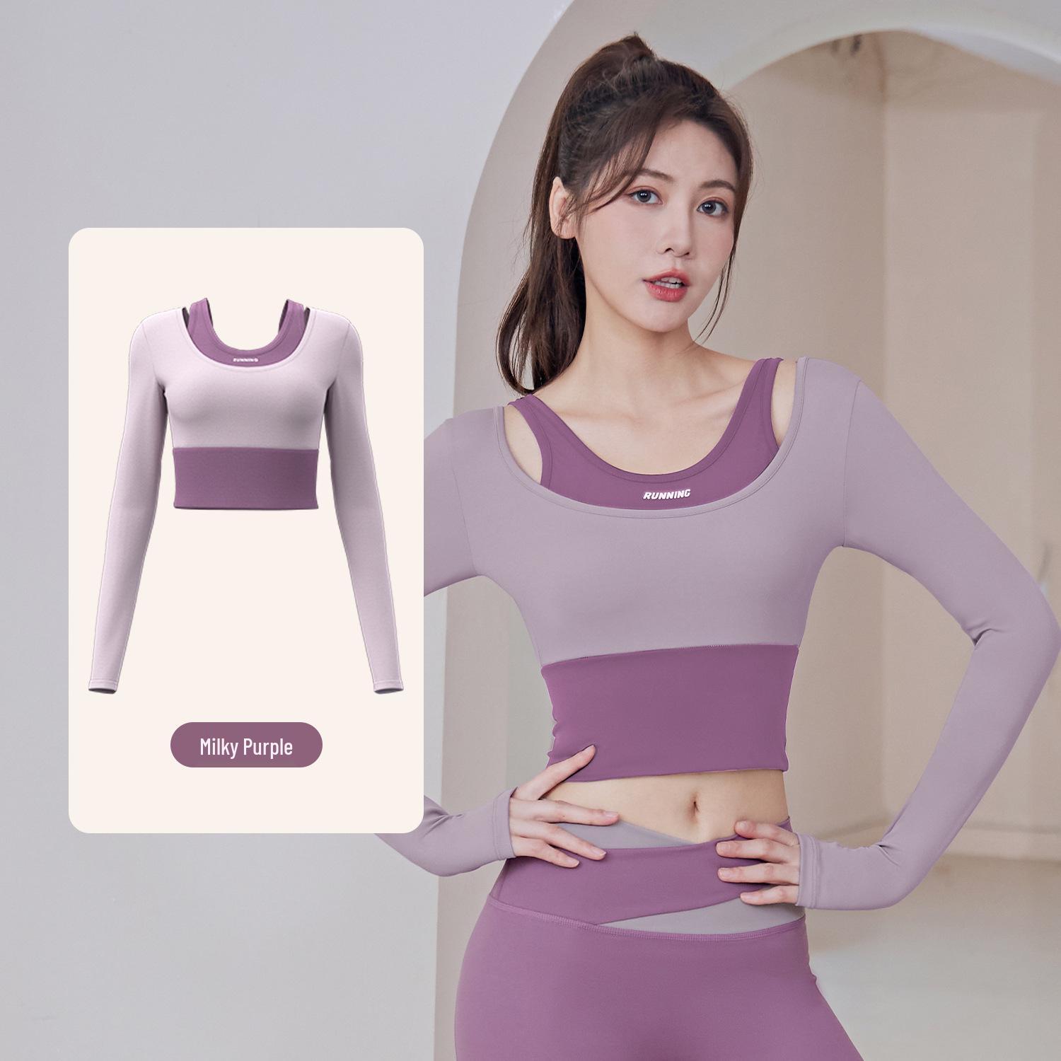 Juyi Hall Women s Faux Two-Piece Long-Sleeve Fitness & Yoga Top Set XXL
Juyi Hall Women s Faux Two-Piece Long-Sleeve Fitness & Yoga Top Set XXL