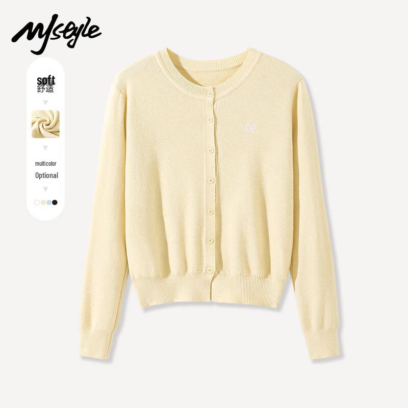 MJ Style Women s Bow Embroidered Round Neck Knit Cardigan M
MJ Style Women s Bow Embroidered Round Neck Knit Cardigan M