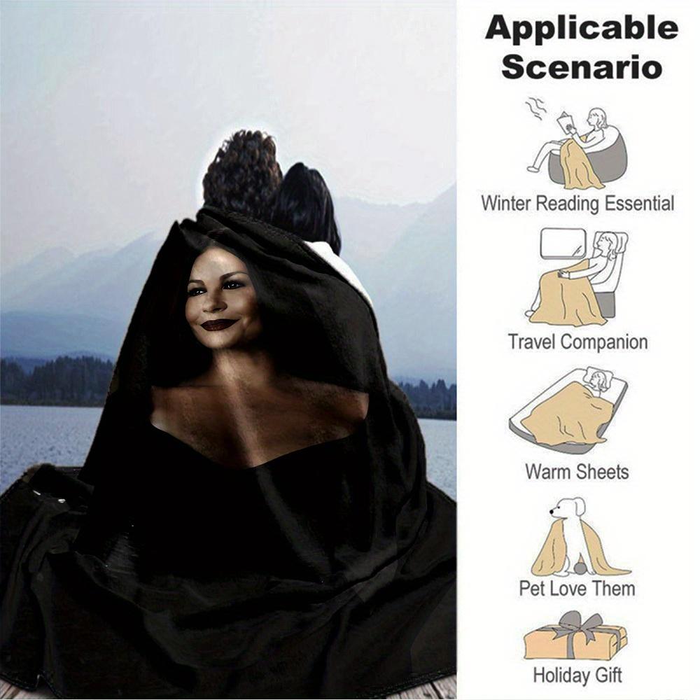 1pc Flannel Blanket, Elegant,Mysterious,Wednesday Pattern Printed Blanket, Sofa Bed Sofa Car Office Camping Travel Warm And Comfortable Soft 150x180cm
1pc Flannel Blanket, Elegant,Mysterious,Wednesday Pattern Printed Blanket, Sofa Bed Sofa Car Office Camping Travel Warm And Comfortable Soft 150x180cm