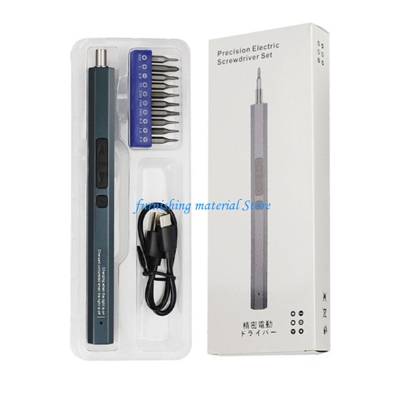 Y5GD 12 in 1 Electric Screwdriver with 330mA Battery USB Rechargeable Perfect for Disassembling Digital Devices
Y5GD 12 in 1 Electric Screwdriver with 330mA Battery USB Rechargeable Perfect for Disassembling Digital Devices
