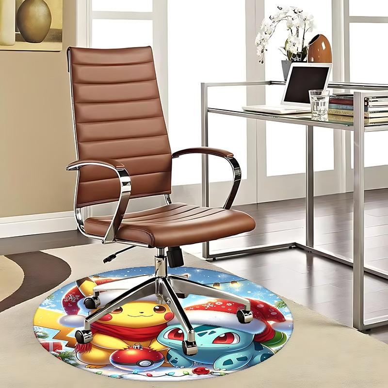 1pc Christmas Pikachu & Squirtle Anime Design Round Carpet - Office Chair Mat, Non-Slip Rug for Home Decor, Living Room, Bedroom 80cm
1pc Christmas Pikachu & Squirtle Anime Design Round Carpet - Office Chair Mat, Non-Slip Rug for Home Decor, Living Room, Bedroom 80cm