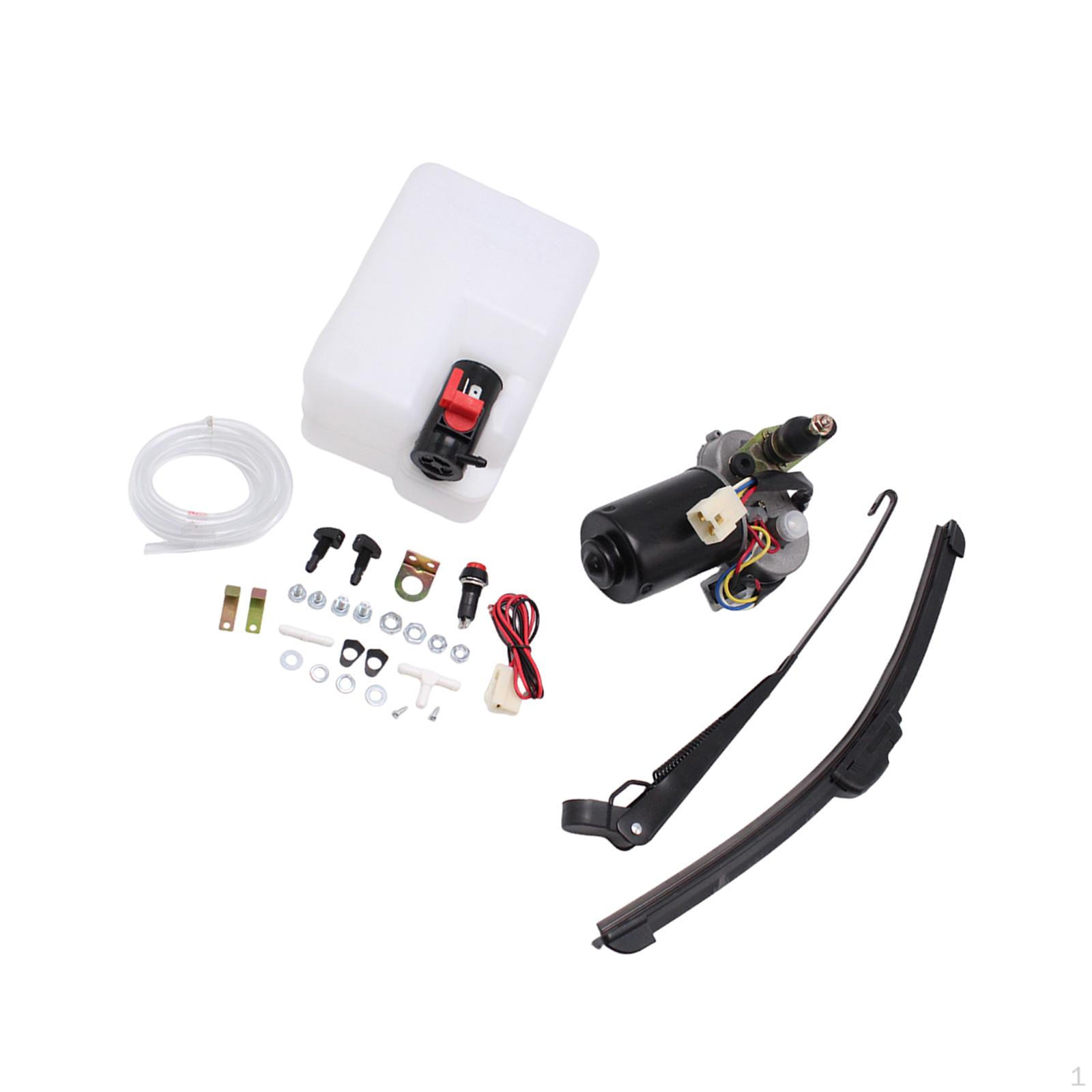 Electric Windshield Wiper Assembly Kit and Arm Water Spout
Electric Windshield Wiper Assembly Kit and Arm Water Spout