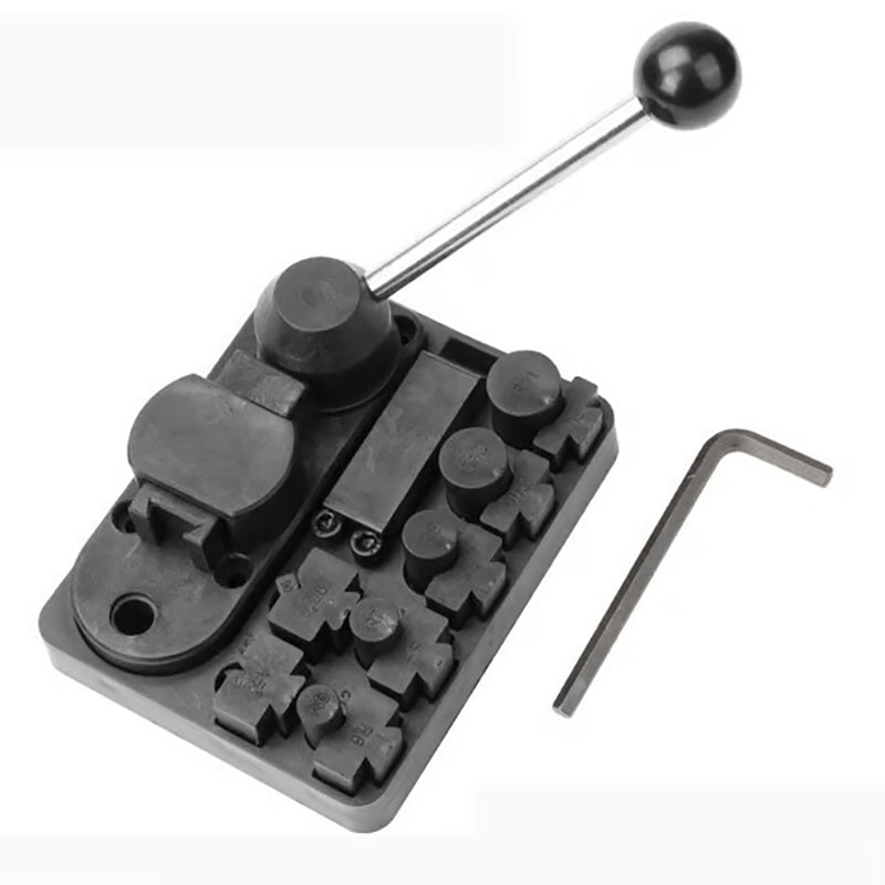 Набор приспособлений для гибки металлической проволоки с регулируемыми матрицами, машина для гибки ювелирных изделий для серег, многофункциональные инструменты для гибки колец и серег чёрный
Набор приспособлений для гибки металлической проволоки с регулируемыми матрицами, машина для гибки ювелирных изделий для серег, многофункциональные инструменты для гибки колец и серег чёрный