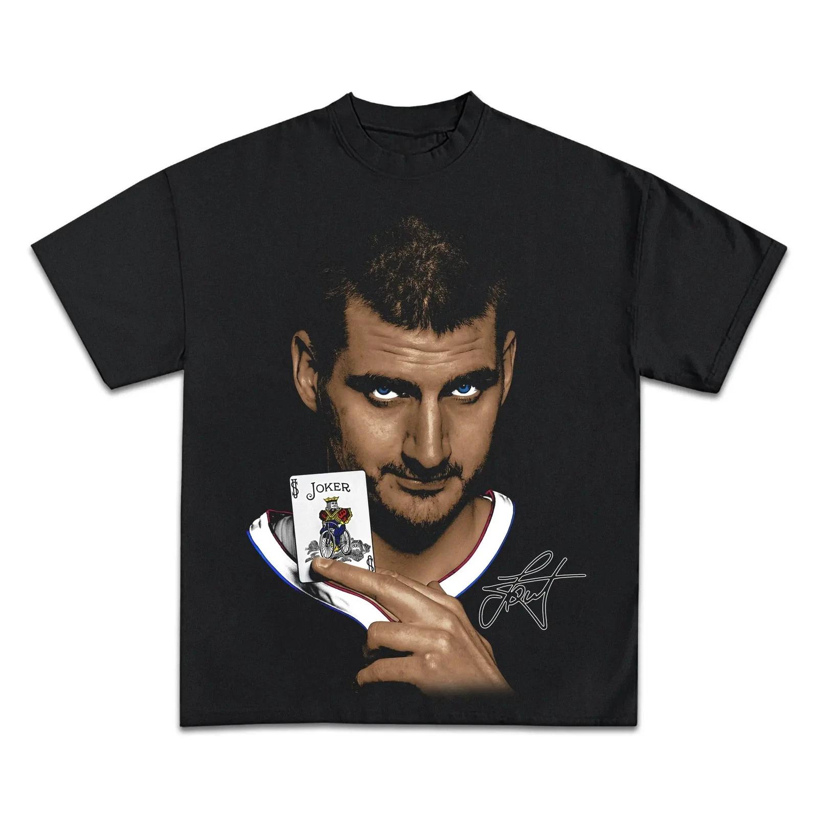NIKOLA JOKIC Joker Boxy Vintage Graphic Shirt Basketball Tee Streetwear Y2K 4XL
NIKOLA JOKIC Joker Boxy Vintage Graphic Shirt Basketball Tee Streetwear Y2K 4XL