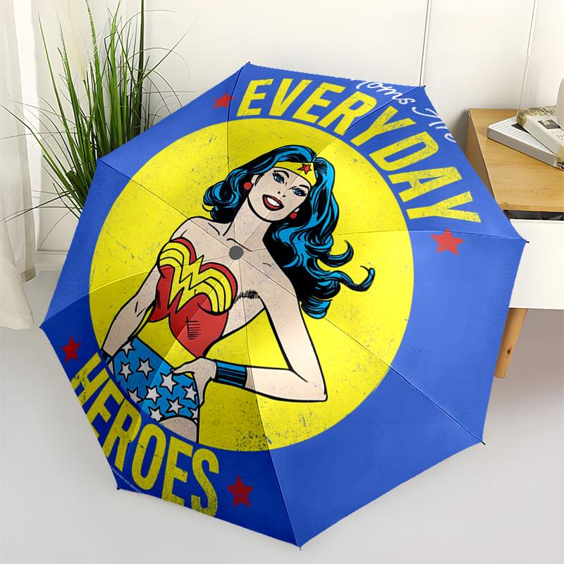 1pc Wonder Woman Everyday Heroes Umbrella with Plastic Handle,Cartoon Pattern,Suitable for All Seasons Multi-functional Umbrella390
1pc Wonder Woman Everyday Heroes Umbrella with Plastic Handle,Cartoon Pattern,Suitable for All Seasons Multi-functional Umbrella390
