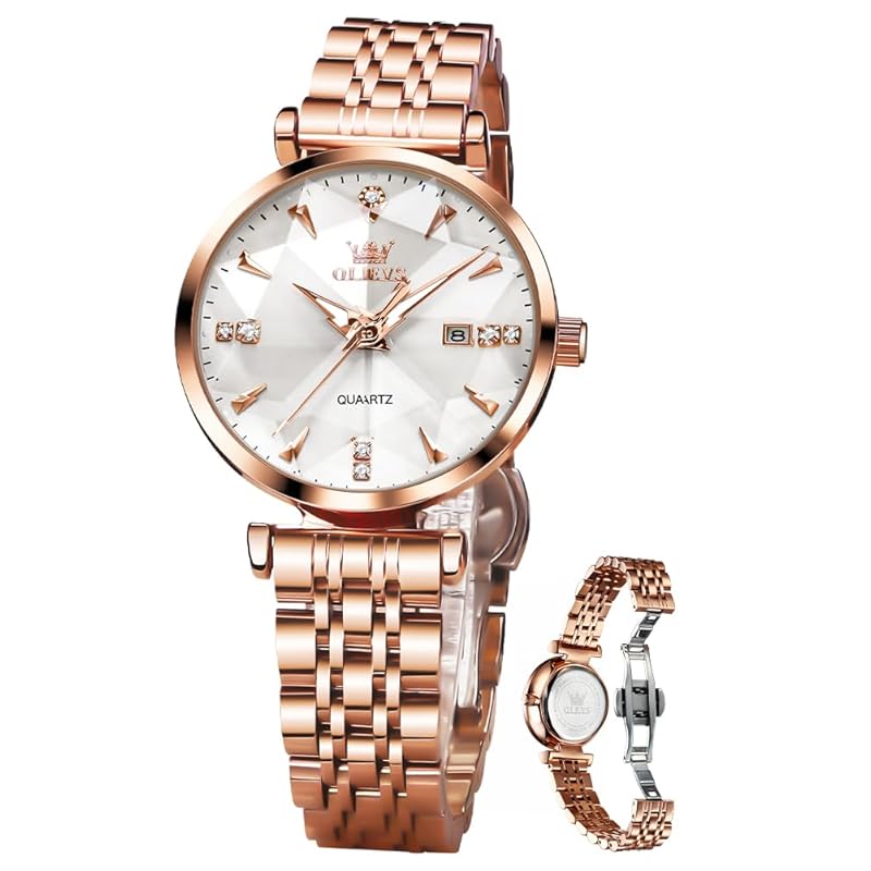 OLEVS watch ladies quartz cute simple dial lady watch Easy to see date night light waterproof Valentine present watch for women white
OLEVS watch ladies quartz cute simple dial lady watch Easy to see date night light waterproof Valentine present watch for women white