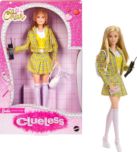 Кукла Барби Clueless Cher Movie 30th Anniversary Signature в черном платье для переодевания, кукольный домик для сюжетно-ролевой игры, для детей от 6 лет, желтый, JBJ34
Кукла Барби Clueless Cher Movie 30th Anniversary Signature в черном платье для переодевания, кукольный домик для сюжетно-ролевой игры, для детей от 6 лет, желтый, JBJ34