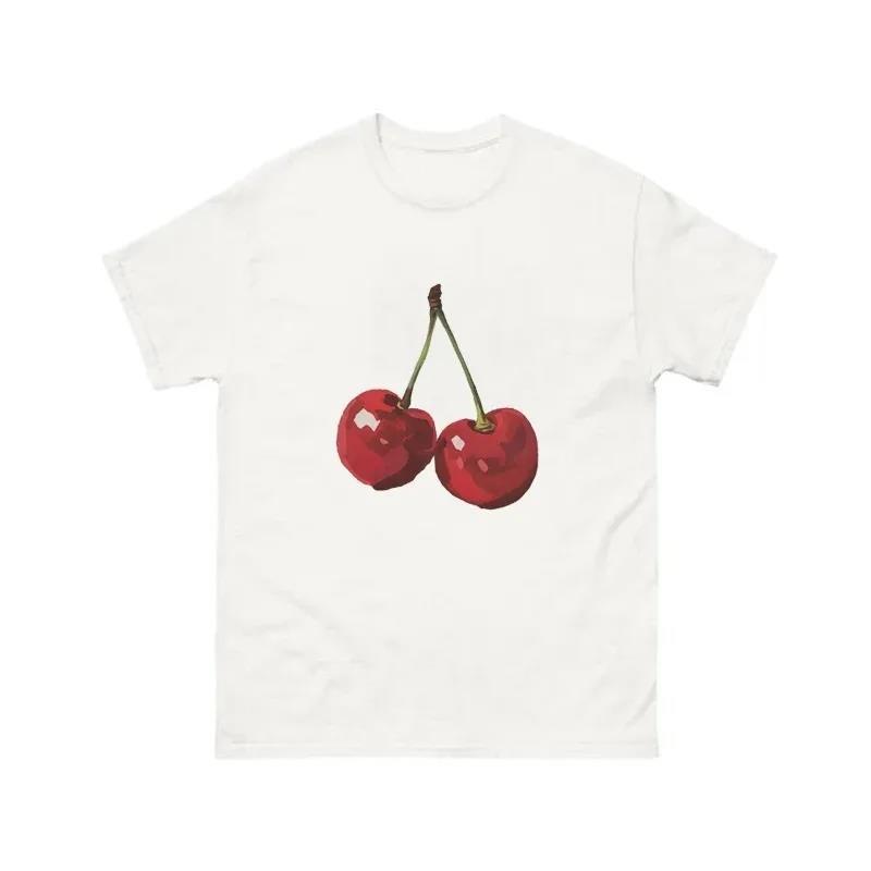 Cherry Pattern Printed Tshirt Fruit Harajuku Cherries Graphic Tees Fashion Womens T Shirt Summer Breathable Cotton Tshirt S
Cherry Pattern Printed Tshirt Fruit Harajuku Cherries Graphic Tees Fashion Womens T Shirt Summer Breathable Cotton Tshirt S