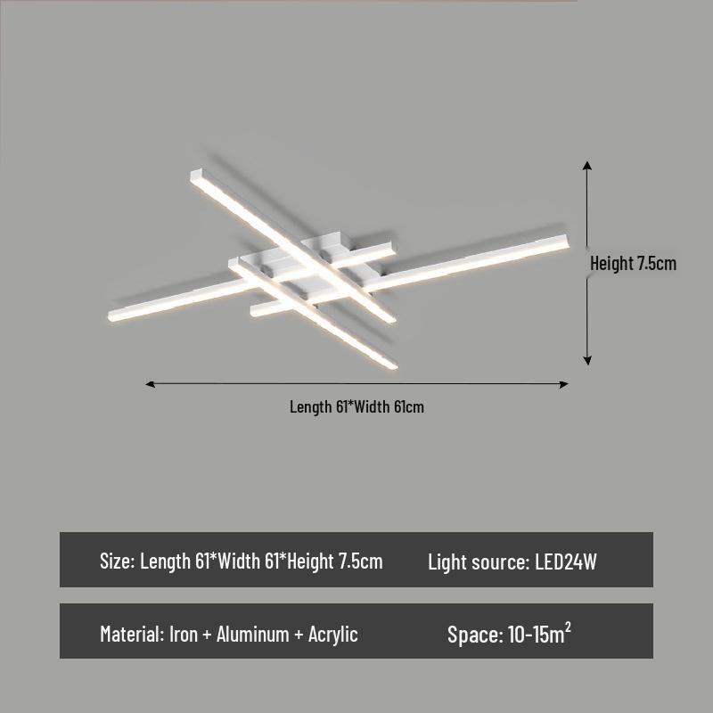 Modern Minimalist LED Ceiling Light for Living Room, Bedroom, and Study
Modern Minimalist LED Ceiling Light for Living Room, Bedroom, and Study
