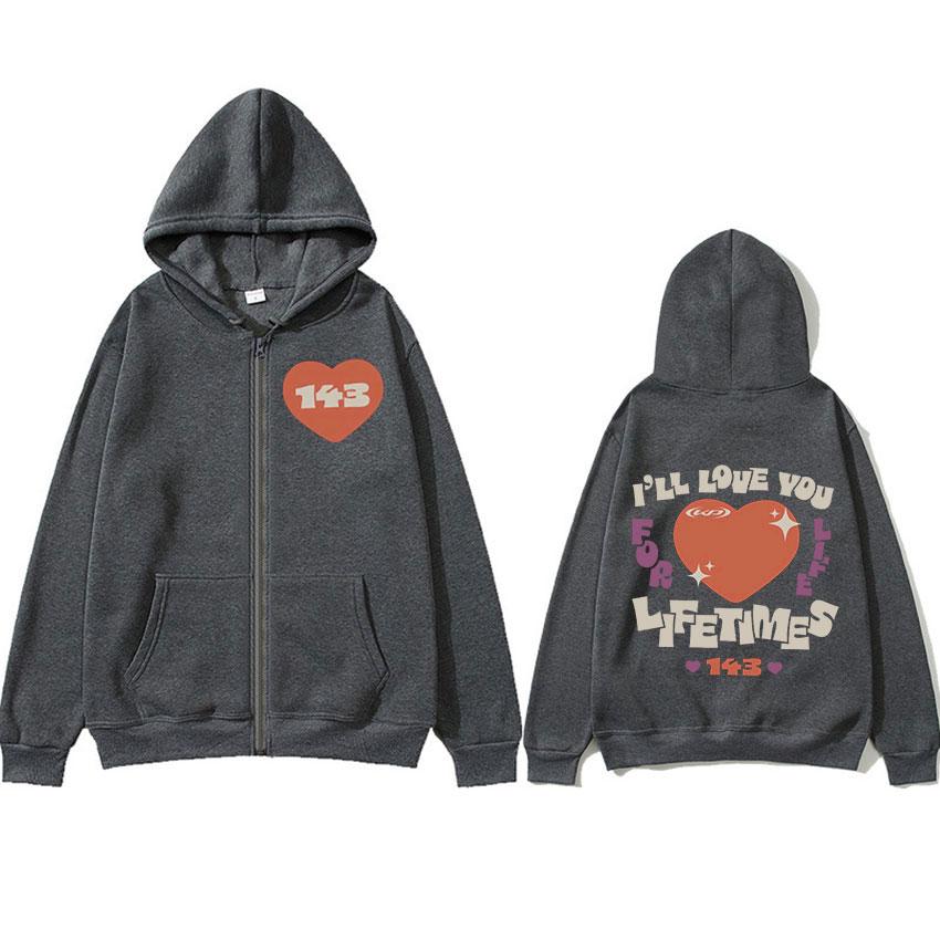 Katy Perry Ill Love You Lifetimes 143 Print Zipper Sweatshirts Men Women Hip Hop Zip Up Jacket Hoodies Pullovers 3XL
Katy Perry Ill Love You Lifetimes 143 Print Zipper Sweatshirts Men Women Hip Hop Zip Up Jacket Hoodies Pullovers 3XL