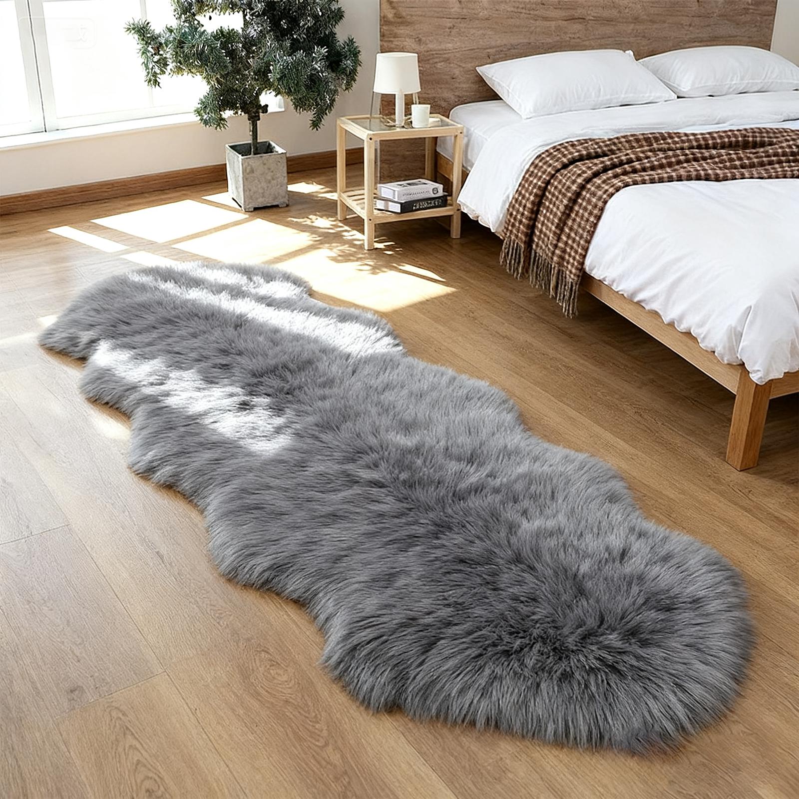 Imitation Sheepskin Carpet For Living Room Fluffy Plush Sofa Cushion Luxurious Faux Fur Rugs Kids Bedroom Bedside Foot Mat Red 60X180cm(23.6x70in) світло-сірий колір
Imitation Sheepskin Carpet For Living Room Fluffy Plush Sofa Cushion Luxurious Faux Fur Rugs Kids Bedroom Bedside Foot Mat Red 60X180cm(23.6x70in) світло-сірий колір