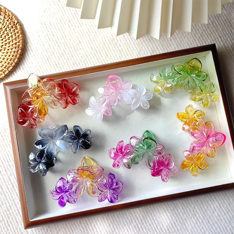 Candy Color Flower Hair Claw Clips Women Sweet Large Gradient Shark Clip Hair Claw Crab Clamp Barrettes Hair Accessories
Candy Color Flower Hair Claw Clips Women Sweet Large Gradient Shark Clip Hair Claw Crab Clamp Barrettes Hair Accessories