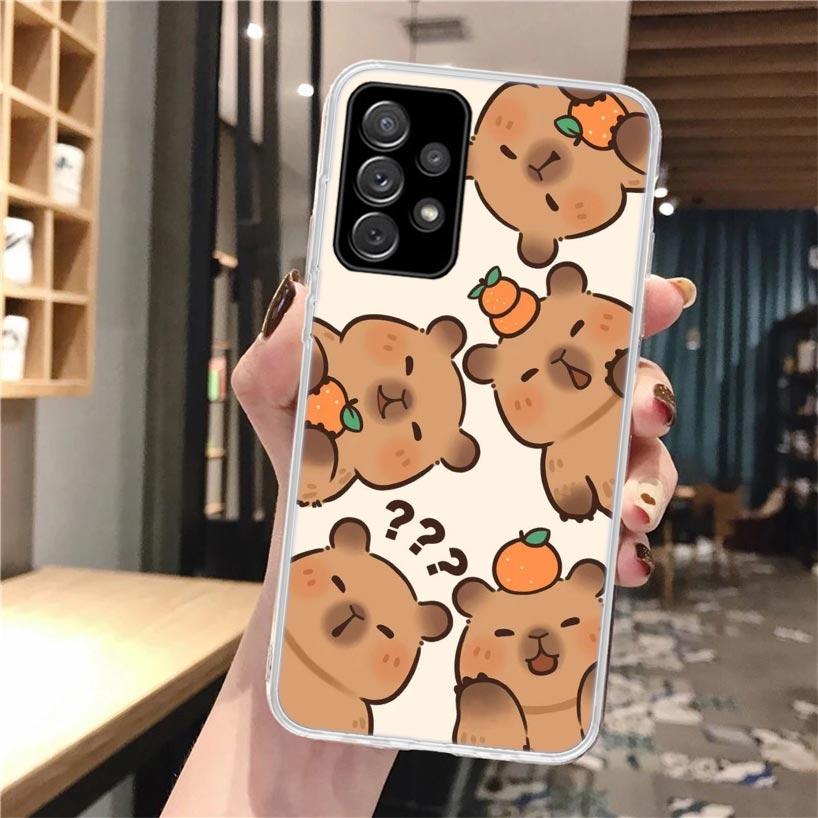 Funny Capybara Cartoon Animal Silicon Phone Case For Samsung Galaxy Note 20 Ultra 9 8 10 Pro S10 Lite S9 Plus S8 + S7 Edge Cover Samsung Note 10
Funny Capybara Cartoon Animal Silicon Phone Case For Samsung Galaxy Note 20 Ultra 9 8 10 Pro S10 Lite S9 Plus S8 + S7 Edge Cover Samsung Note 10