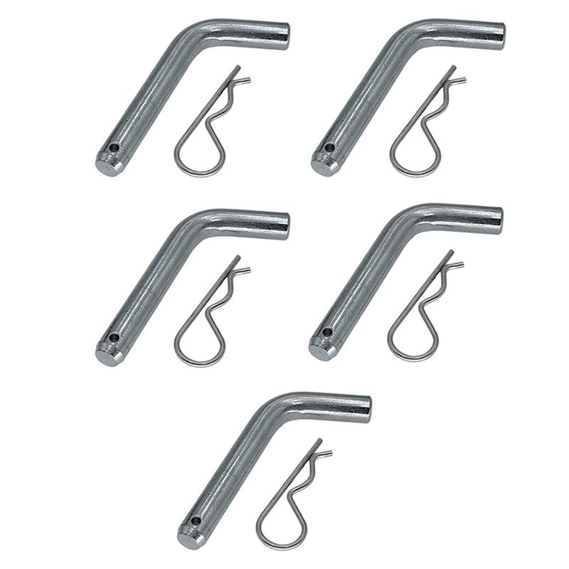5X Trailer Hitch Pin And Clip 5/8-Inch Diameter Heavy Duty Trailer Hitch For 2 Inch Diameter Receiver Hitch Ball Mount срібний
5X Trailer Hitch Pin And Clip 5/8-Inch Diameter Heavy Duty Trailer Hitch For 2 Inch Diameter Receiver Hitch Ball Mount срібний