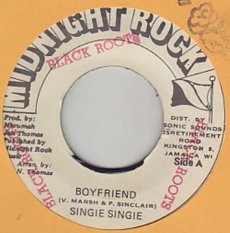 7inch Record SINGIE SINGIE Boyfriend NONE Midnight Rock Jamaica Reggae Ska Dub Used
7inch Record SINGIE SINGIE Boyfriend NONE Midnight Rock Jamaica Reggae Ska Dub Used