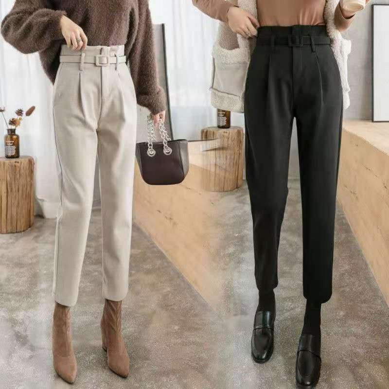 Women s High-Waist Woolen Pants - Autumn/Winter Thickened Casual Floral Harem Cigarette Trousers 2XL
Women s High-Waist Woolen Pants - Autumn/Winter Thickened Casual Floral Harem Cigarette Trousers 2XL