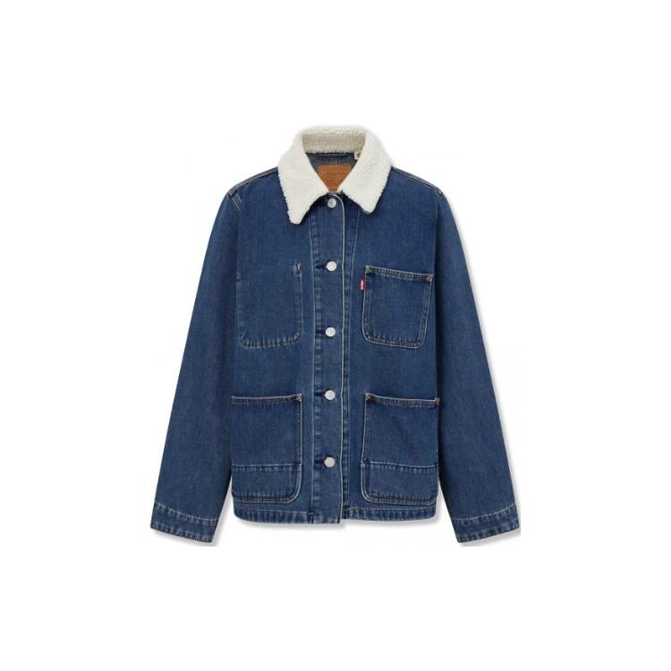 Levis FW23 Универсальная джинсовая куртка с толстым воротником Женские куртки Синяя A6053-0000
Levis FW23 Универсальная джинсовая куртка с толстым воротником Женские куртки Синяя A6053-0000