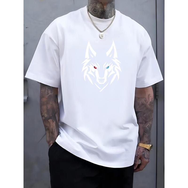 European sizes Men S Summer Casual Wolf Print T-Shirt - Soft, Breathable Round Neck Tee with Intricate Wolf Design 4XL білий
European sizes Men S Summer Casual Wolf Print T-Shirt - Soft, Breathable Round Neck Tee with Intricate Wolf Design 4XL білий