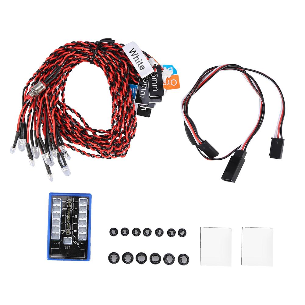 RC Car LED 4.8-6.0V Flashing Light System Hobby Model Vehicle Accessory Kit
RC Car LED 4.8-6.0V Flashing Light System Hobby Model Vehicle Accessory Kit