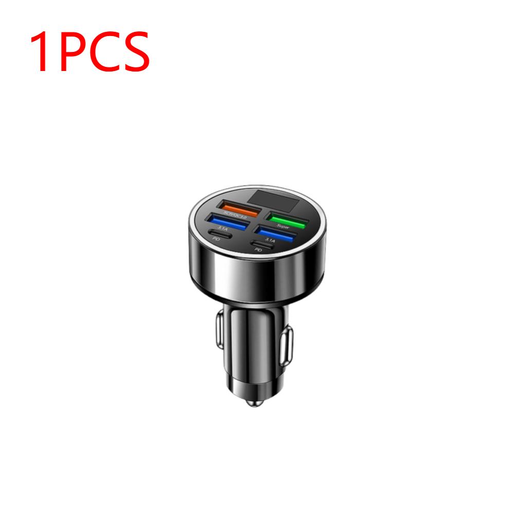 1-5 шт. 40 Вт мини-автомобильное зарядное устройство 6 портов USB зарядное устройство для телефона быстрая зарядка PD Usb Type C QC3.0 адаптер прикуривателя для Huawei
1-5 шт. 40 Вт мини-автомобильное зарядное устройство 6 портов USB зарядное устройство для телефона быстрая зарядка PD Usb Type C QC3.0 адаптер прикуривателя для Huawei