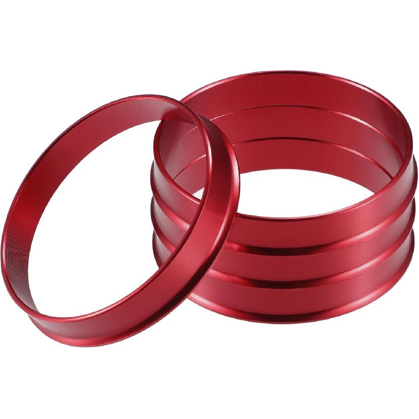 Car Hub Centric Rings OD 66.6mm to ID 57.1mm Hub Centric Rings Wheel Bore Center Spacer Aluminum Alloy Red (Set of 4) OD 57.1mm to ID 54.1mm
Car Hub Centric Rings OD 66.6mm to ID 57.1mm Hub Centric Rings Wheel Bore Center Spacer Aluminum Alloy Red (Set of 4) OD 57.1mm to ID 54.1mm