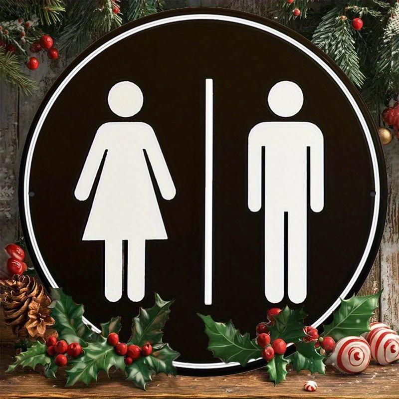 2d Flat 20*20cm, Men s and Women s Bathroom Logo Wall Decoration, Classic Style Circular Wooden Logo, Indoor Wall Decoration, Classic Bathroom Logo. 20*20cm
2d Flat 20*20cm, Men s and Women s Bathroom Logo Wall Decoration, Classic Style Circular Wooden Logo, Indoor Wall Decoration, Classic Bathroom Logo. 20*20cm