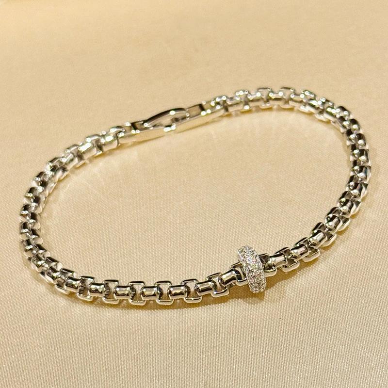 17CM Luxury Pure 925 Sterling Silver Jewelry for Women Rock Design Classic Silver Zircon Steam Punk Jewelry Party Bracelet серебряный
17CM Luxury Pure 925 Sterling Silver Jewelry for Women Rock Design Classic Silver Zircon Steam Punk Jewelry Party Bracelet серебряный
