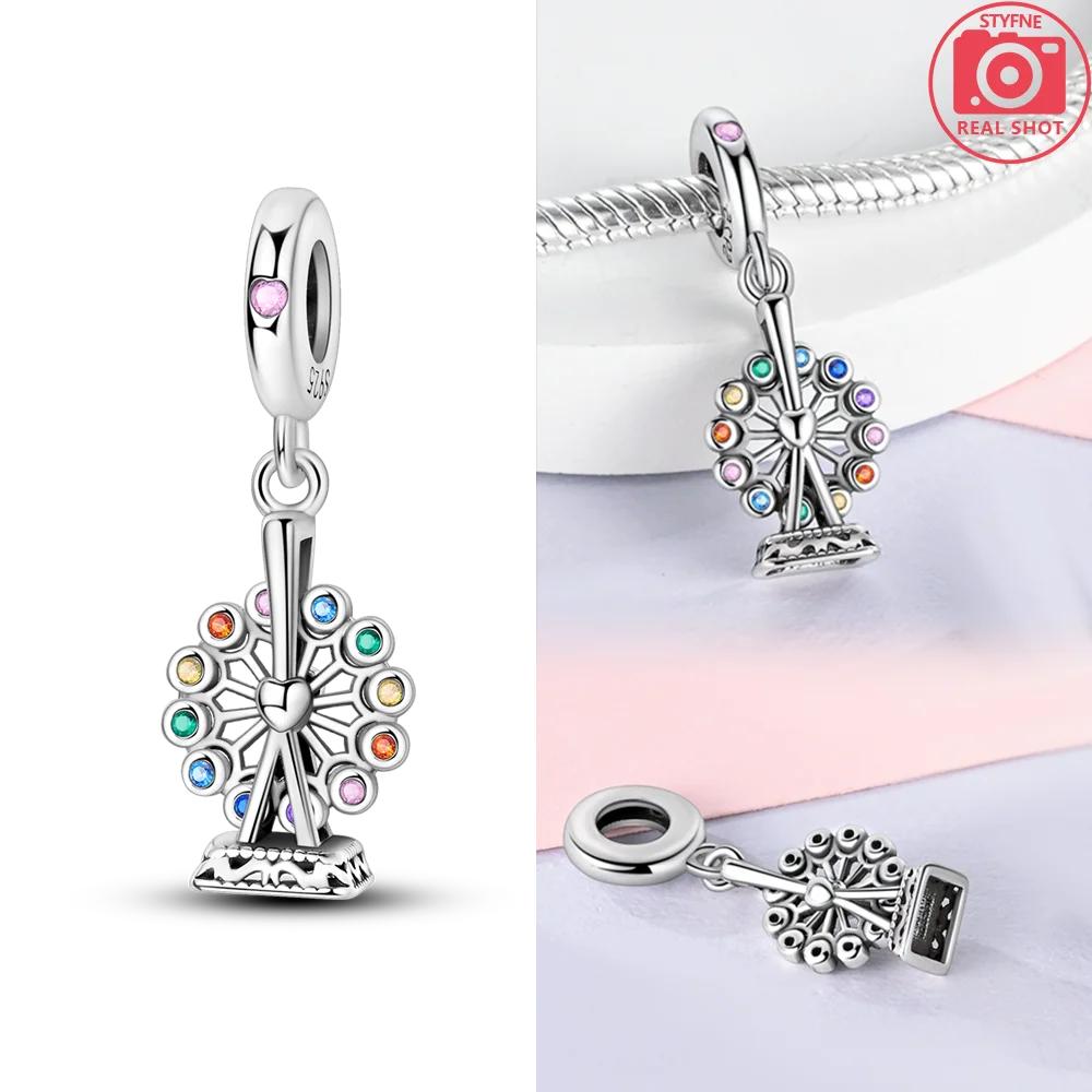 Charm Bead Charms Plata Colorful Rotating Ferris Wheel Pendants Compatible With Authentic Bracelets Charm Bead Charms Ideal For Women Jewellery Do It білий
Charm Bead Charms Plata Colorful Rotating Ferris Wheel Pendants Compatible With Authentic Bracelets Charm Bead Charms Ideal For Women Jewellery Do It білий