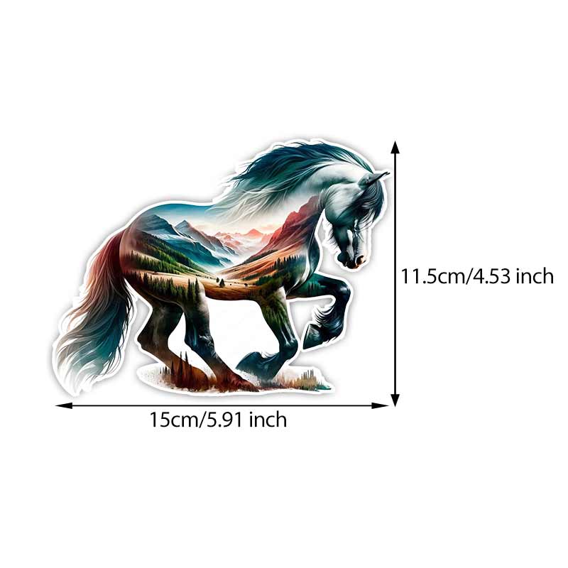 Majestic Horse Car Sticker Vinyl Decal Waterproof Rear Window Motorcycle Camper Bumper Truck Laptop Decoration TM340 A-15cm Longest Side
Majestic Horse Car Sticker Vinyl Decal Waterproof Rear Window Motorcycle Camper Bumper Truck Laptop Decoration TM340 A-15cm Longest Side