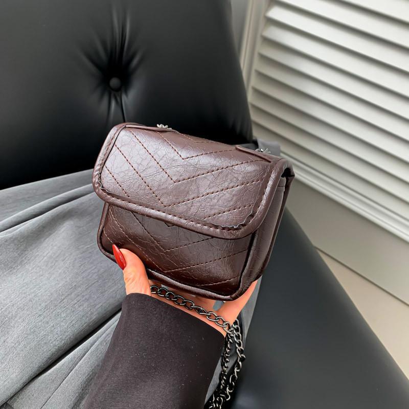 Cute Mini Crossbody Bag With Embroidered Stitching For Women коричневий
Cute Mini Crossbody Bag With Embroidered Stitching For Women коричневий