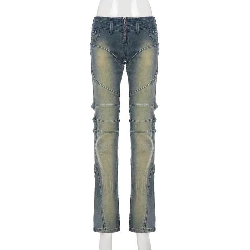 Street Style High Waist Low Waist Long Jeans Distressed Patchwork Slimming Casual Straight Leg Sexy Girl Jeans Denim Pants M синий
Street Style High Waist Low Waist Long Jeans Distressed Patchwork Slimming Casual Straight Leg Sexy Girl Jeans Denim Pants M синий
